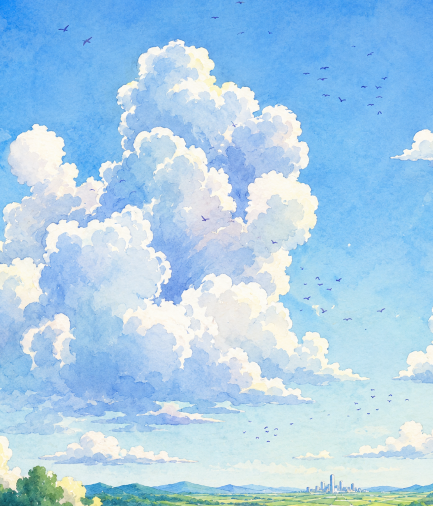 ドローンが飛ぶ空